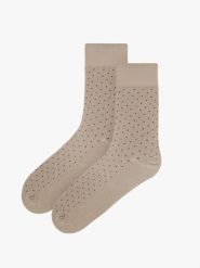 Skarpetki za kostkę męskie SKARPETY. Brązowe skarpety męskie Ryłko, bez wzorów, z bawełny. Za 24.99 zł.