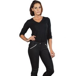 Damskie spodnie do jazdy konnej Flags&Cup Cayenne. Czarne spodnie materiałowe damskie FLAGS&CUP, bez wzorów, do jazdy konnej. Za 474.50 zł.