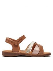 Froddo Sandały Lore N-Straps G3150247-2 M Brązowy. Brązowe sandały dziewczęce Froddo, ze skóry, bez zapięcia. Za 299.99 zł.