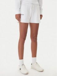 Kappa Szorty sportowe Fefra 351K2RW Biały Regular Fit. Białe szorty sportowe damskie Kappa, m, bez wzorów, z bawełny, sportowe. Za 99.99 zł.