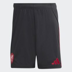 Spodenki Liverpool FC 25/26 Away. Czarne szorty męskie Adidas, s, bez wzorów, z materiału, klasyczne. Za 199.00 zł.