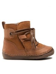 Froddo Kozaki G2160073-2 Brązowy. Brązowe buty zimowe chłopięce Froddo, bez wzorów, ze skóry, bez zapięcia. Za 369.99 zł.