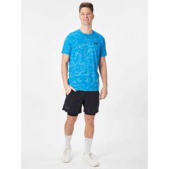 Koszulka Under Armour ABC Camo. Czarne koszulki sportowe męskie Under Armour, s, bez wzorów, z materiału, bez kołnierzyka, bez ramiączek, na fitness i siłownię. Za 154.50 zł.