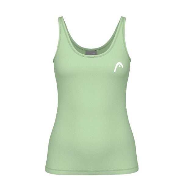 Damski tank top Head Spirit II. Zielone koszulki sportowe damskie Head, bez wzorów, sportowe, bez kołnierzyka. W wyprzedaży za 189.00 zł.