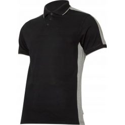 Lahti Pro Koszulka męska Polo 190g/m2 Czarno-szara r. L. Czarne koszulki polo męskie Lahti Pro, l, bez wzorów, bez ramiączek. Za 43.64 zł.