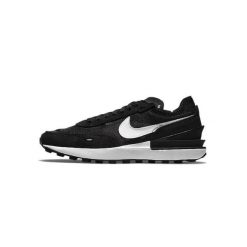 Buty Nike Waffle One Czarny/Biały/Pomarańczowy. Białe obuwie sportowe damskie Nike, bez wzorów, z materiału, do biegania. Za 383.10 zł.