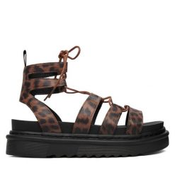 Sandały REPLAY. Brązowe sandały damskie Replay, bez wzorów, bez obcasa, na płaskiej podeszwie, bez zapięcia. Za 399.99 zł.