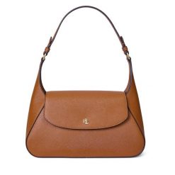 Torebka LAUREN RALPH LAUREN. Brązowe torebki do ręki damskie Lauren Ralph Lauren, bez wzorów, klasyczne, bez dodatków. Za 1,079.00 zł.