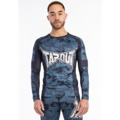 Koszulka Tapout Duncan. Niebieskie koszulki sportowe męskie TAPOUT, s, bez wzorów, z elastanu, bez kołnierzyka, bez ramiączek, na fitness i siłownię. Za 213.00 zł.
