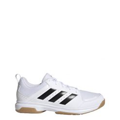 Buty halowe do piłki ręcznej do dorosłych Adidas Ligra 7. Białe obuwie sportowe damskie Adidas, bez wzorów, do piłki ręcznej. W wyprzedaży za 277.60 zł.