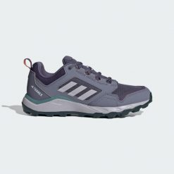 Buty Tracerocker 2.0 Trail Running. Brązowe obuwie sportowe damskie Adidas, bez wzorów, z gumy, do biegania. Za 427.50 zł.
