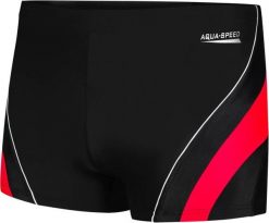 Spodenki pływackie męskie Aqua Speed Dennis. Niebieskie kąpielówki męskie Aqua-Speed, l, bez wzorów, z dzianiny, na fitness i siłownię. Za 75.99 zł.