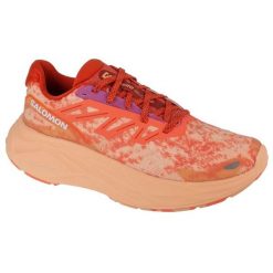 Buty do biegania Salomon Aero Glide 2 W 474266 różowe. Czerwone obuwie sportowe damskie bez wzorów, z gumy, do biegania. Za 708.57 zł.