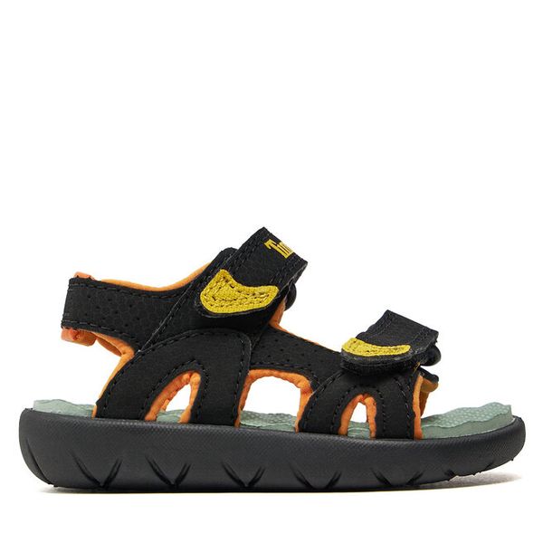 Sandały Timberland. Czarne sandały chłopięce Timberland, bez zapięcia. Za 160.99 zł.