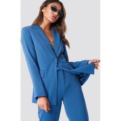 NA-KD Classic Dopasowana marynarka - Blue. Niebieskie żakiety damskie NA-KD Classic, z poliesteru. Za 222.95 zł.