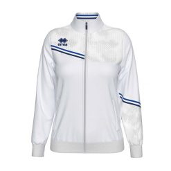 Bluza Errea Estella Kurtka Ad Damskie. Białe kurtki sportowe damskie ERREA, s, bez wzorów, z materiału, bez kaptura, na fitness i siłownię. Za 238.50 zł.