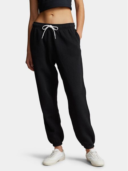 Polo Ralph Lauren Spodnie dresowe Prl Flc Pnt 211943009003 Czarny Regular Fit. Czarne spodnie dresowe damskie Polo Ralph Lauren, xl, bez wzorów, z bawełny. Za 399.99 zł.
