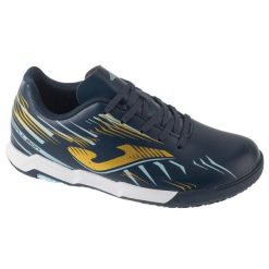Buty halowe do piłki nożnej chłopięce, Propulsion Jr 25 PRJW IN. Niebieskie buty sportowe chłopięce Joma, bez wzorów, bez zapięcia, do piłki nożnej. Za 149.99 zł.
