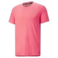 Koszulka do biegania męska PUMA Run Cloudspun SS Tee Pink/Silver. Czerwone koszulki sportowe męskie Puma, m, bez wzorów, z elastanu, bez kołnierzyka, bez ramiączek, do biegania. Za 139.99 zł.