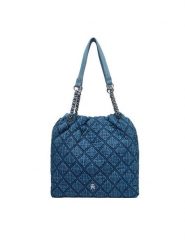 Tommy Hilfiger Torebka Th Feminine Tote Denim AW0AW18866 Niebieski. Niebieskie torebki do ręki damskie Tommy Hilfiger, bez wzorów, z denimu, bez dodatków. Za 749.99 zł.