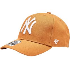 47 Brand New York Yankees MVP Cap, Czapka z daszkiem dla dorosłych. Brązowe czapki i kapelusze męskie 47 Brand, bez wzorów, z wełny, sportowe. Za 99.99 zł.