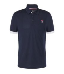 Koszulka tenisowa Fila Polo Marc. Niebieskie koszulki polo męskie Fila, xl, bez wzorów, z materiału, bez ramiączek. Za 119.99 zł.