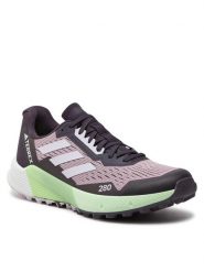 Adidas Buty do biegania Terrex Agravic Flow 2.0 Trail Running ID2504 Fioletowy. Fioletowe obuwie sportowe damskie Adidas, bez wzorów, z materiału, do biegania. Za 429.99 zł.