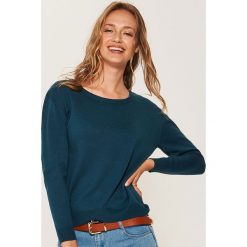 Sweter z asymetrycznym dołem - Khaki. Swetry damskie marki House. Za 59.99 zł.