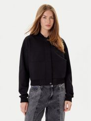 HUGO Bluza Dakure 50542743 Czarny Relaxed Fit. Czarne bluzy damskie Hugo, xxl, bez wzorów, z wiskozy, bez kaptura. Za 649.99 zł.