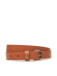 Patrizia Pepe Pasek Damski 8W0047/L001-B815 Brązowy. Brązowe paski damskie Patrizia Pepe, bez wzorów, ze skóry. Za 289.99 zł.
