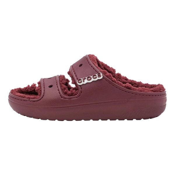 Klapki Dla Dorosłych Crocs Classic Cozzy Sandal. Czerwone klapki męskie Crocs, z materiału. Za 202.99 zł.