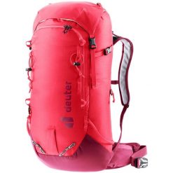 Plecak skiturowy Deuter Freescape Lite 24 SL - hibiscus/ruby. Czerwone plecaki damskie Deuter, bez wzorów, z nylonu. Za 802.99 zł.