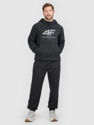 4F Spodnie dresowe joggery męskie - szare XXL. Szare spodnie sportowe męskie 4f, m, bez wzorów, z dresówki, na fitness i siłownię. Za 159.99 zł.