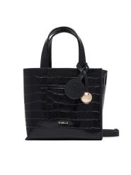 Furla Torebka Divide It Mini WB02124 BX4255 O6000 Czarny. Czarne torebki do ręki damskie Furla, bez wzorów, ze skóry, bez dodatków. Za 1,349.00 zł.