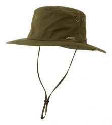 Kapelusz Trekmates Borneo. Zielone czapki i kapelusze męskie TREKMATES, bez wzorów, z materiału. Za 151.99 zł.