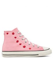 Converse Trampki Chuck Taylor All Star Valentine'S Day A12624C Różowy. Czerwone trampki i tenisówki damskie Converse, bez wzorów, z materiału, retro, bez zapięcia. Za 189.99 zł.