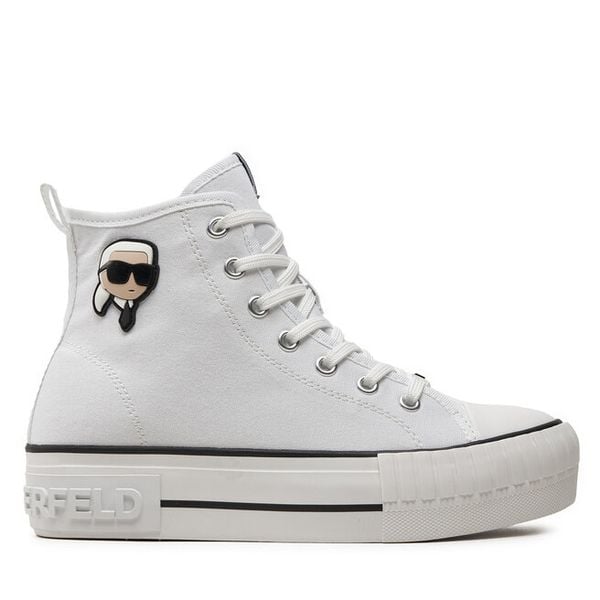 Trampki KARL LAGERFELD. Białe trampki i tenisówki damskie KARL LAGERFELD, bez wzorów, bez zapięcia. Za 388.99 zł.