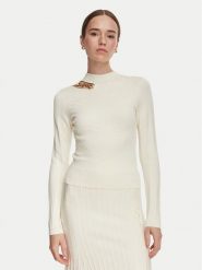 Marciano Guess Sweter G6YR07 Z1060 Kremowy Slim Fit. Białe swetry damskie Marciano Guess, s, z aplikacjami, z wiskozy, bez kołnierzyka, bez ramiączek, bez kaptura. Za 589.99 zł.