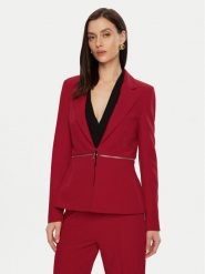 Rinascimento Marynarka CFC0121908003 Czerwony Regular Fit. Czerwone żakiety damskie Rinascimento, s, bez wzorów, z syntetyku. Za 399.99 zł.