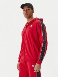 Kappa Bluza Banda Zamin 3 331U3ZW Czerwony Regular Fit. Czerwone bluzy męskie Kappa, m, bez wzorów, z bawełny, bez kaptura. Za 199.99 zł.