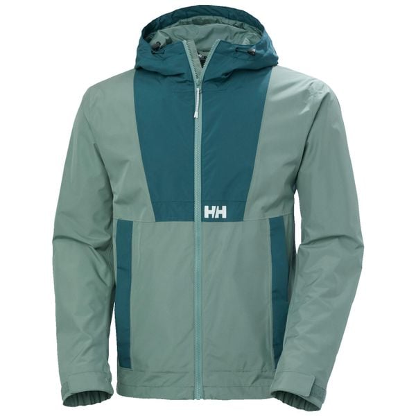 Kurtka wodoodporna z kapturem Helly Hansen Rig. Zielone kurtki męskie Helly Hansen, m, bez wzorów, z kapturem. Za 701.50 zł.