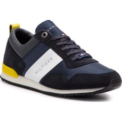 Sneakersy TOMMY HILFIGER - Iconic Material Mix Runner FM0FM02042 Midnight 403. Półbuty na co dzień męskie marki Tommy Hilfiger. Za 399.00 zł.