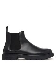 KARL LAGERFELD Sztyblety Koby Lug KL11836 Czarny. Czarne botki męskie KARL LAGERFELD, bez wzorów, ze skóry, bez zapięcia. Za 1,059.00 zł.