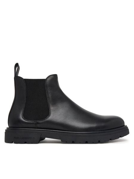 KARL LAGERFELD Sztyblety Koby Lug KL11836 Czarny. Czarne botki męskie KARL LAGERFELD, bez wzorów, bez zapięcia. Za 1,059.00 zł.