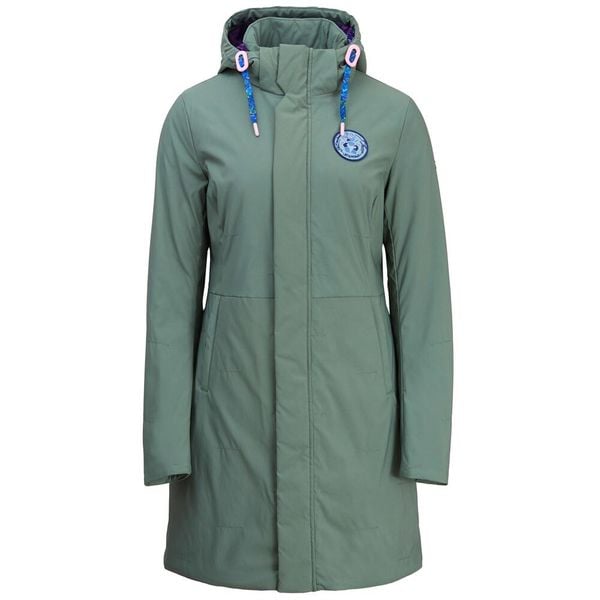 Płaszcz damski Silvini Montesa. Niebieskie płaszcze damskie Silvini, xl, bez wzorów, z elastanu, klasyczne, bez kaptura. Za 836.00 zł.