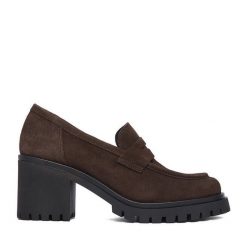Loafersy Badura. Brązowe mokasyny damskie Badura. Za 299.99 zł.