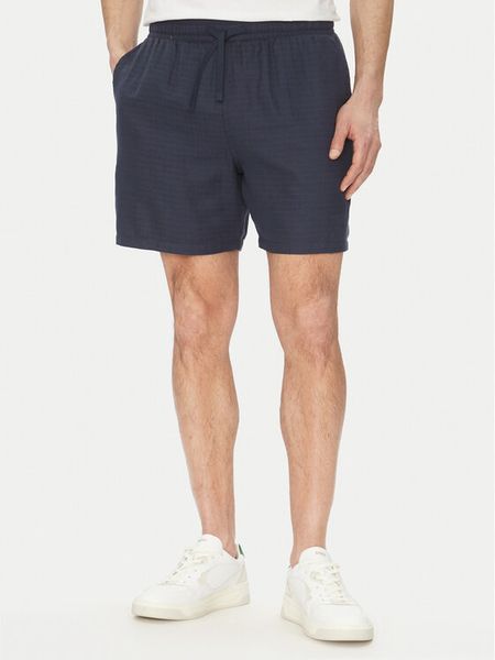 BOSS Szorty materiałowe 50540134 Granatowy Regular Fit. Niebieskie szorty męskie Boss, m, bez wzorów, z materiału. Za 379.99 zł.