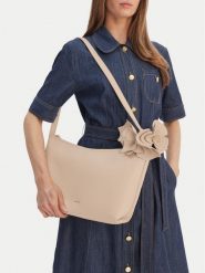 GINO ROSSI Torebka C-LDA8483 Beżowy. Brązowe torebki do ręki damskie Gino Rossi, bez wzorów, z materiału, bez dodatków. Za 229.99 zł.