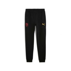 Spodnie RC Lens FL. Czarne spodnie sportowe męskie Puma, m, bez wzorów, ze lnu, na fitness i siłownię. Za 234.00 zł.
