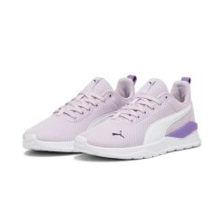 Buty do chodzenia damskie Puma Anzarun Lite. Białe obuwie sportowe damskie Puma, bez wzorów, z materiału, trekkingowe. Za 222.00 zł.